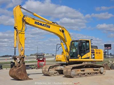 2019 Komatsu PC290LC-11 Hydraulic Excavator Trackhoe Crawler Bucket Aux bidadoo