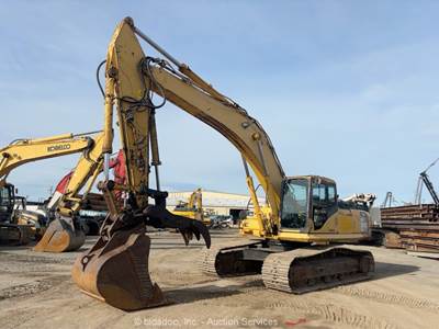 2006 Komatsu PC300LC-7 Hydraulic Excavator Aux Hyd Thumb A/C Cab Bucket bidadoo