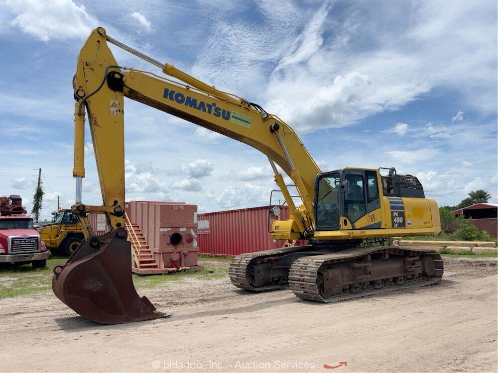 2017 Komatsu PC490LC-11 Hydraulic Crawler Excavator Trackhoe A/C Bucket ...