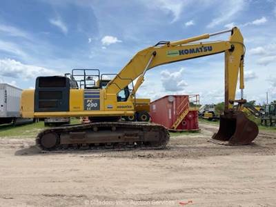 2017 Komatsu PC490LC-11 Hydraulic Crawler Excavator Trackhoe A/C Bucket ...