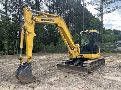 2021 Komatsu PC88MR-10 Hydraulic Excavator Dozer Cab A/C Aux Hyd Bucket bidadoo