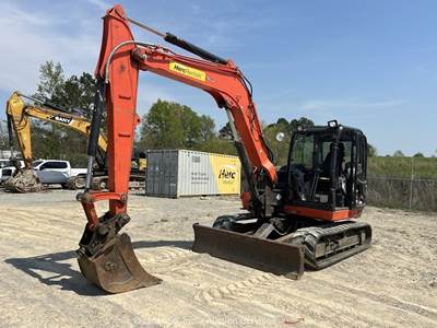 2021 Kubota KX080-4S2 Hydraulic Excavator Backhoe Aux Hyd A/C Cab Blade bidadoo