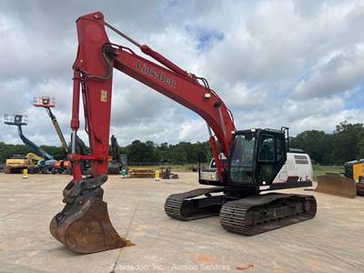 2021 Linkbelt 210X4EX Hydraulic Excavator Trackhoe Cab A/C Aux Hyd Q/C bidadoo