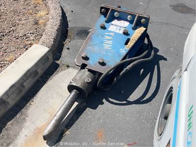 2018 Okada TOP35 Skid Steer Breaker Hammer Attachment Demolition Demo bidadoo