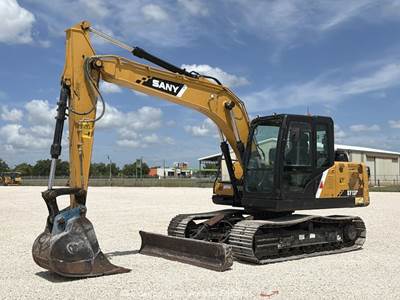2019 Sany SY135C Excavator Trackhoe Crawler Aux Hyd Bucket Blade Cab bidadoo