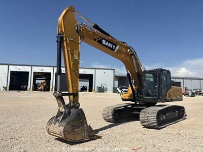 2018 Sany SY215C LC Hydraulic Excavator Trackhoe Cab Aux Hyd Bucket A/C bidadoo