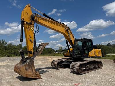 2018 Sany SY215C LC Excavator Trackhoe Cab A/C Bucket Aux Hyd Thumb bidadoo