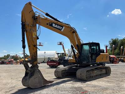2018 Sany SY215C LC Hydraulic Excavator Trackhoe Cab Aux Hyd Bucket A/C bidadoo