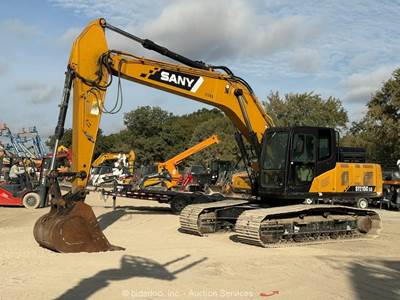 2018 Sany SY215C LC Excavator Trackhoe Crawler Cab Aux Hyd Bucket bidadoo