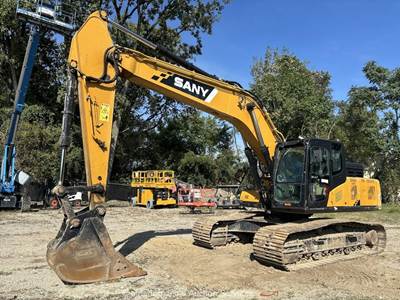 2018 Sany SY215C LC Excavator Trackhoe Crawler Aux Hyd Bucket Cab bidadoo