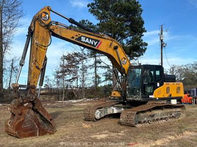 2023 Sany SY225C Hydraulic Excavator Trackhoe Cab Aux Hyd Thumb -Parts/Repair