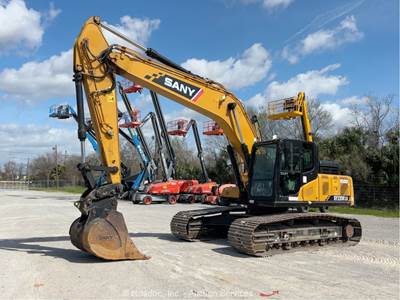 2023 Sany SY225C Hydraulic Excavator Trackhoe Cab Aux Hyd Q/C Bucket bidadoo
