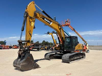 2017 Sany SY235C LC Hydraulic Excavator Trackhoe  Cab A/C Aux Hyd Bucket bidadoo