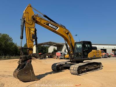 2018 Sany SY265C LC Excavator Trackhoe Crawler Aux Hyd Bucket Thumb Q/C bidadoo