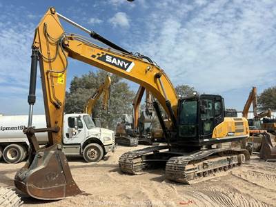 2018 Sany SY265C LC Excavator Trackhoe Crawler Aux Hyd Bucket Cab bidadoo