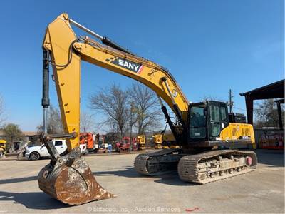 2022 Sany SY365C Hydraulic Excavator Trackhoe A/C Cab Aux Hyd Bucket bidadoo