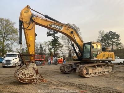 2021 Sany SY365C LC Hydraulic Excavator Trackhoe A/C Cab Aux Hyd Bucket bidadoo