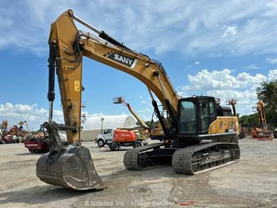 2018 Sany SY365C LC Hydraulic Excavator A/C Cab Trackhoe Aux Hyd Bucket bidadoo