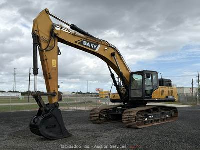 2018 Sany SY365C LC Excavator Crawler Trackhoe Aux Hyd Cab A/C Bucket bidadoo