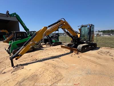 2022 Sany SY80U Mini Hydraulic Excavator Rubber Tracks Cab Backhoe -Parts/Repair