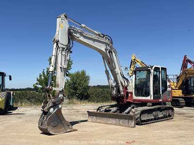 2018 Takeuchi TB2150CR Excavator A/C Cab Aux Hyd Q/C Fill Blade Trackhoe bidadoo