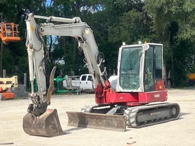 2018 Takeuchi TB280FR Hydraulic Excavator Backhoe Trackhoe Cab Aux Hyd bidadoo