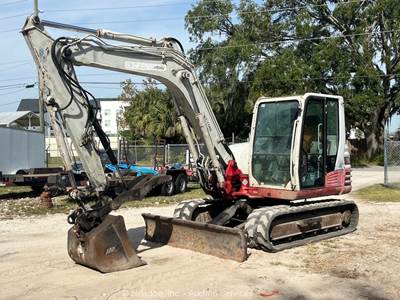 2013 Takeuchi TB285 Hydraulic Excavator Cab Backhoe Trackhoe Hyd Thumb bidadoo