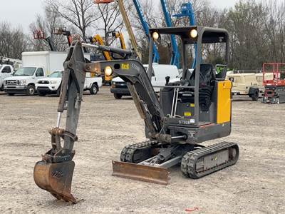 2019 Volvo EC20E Compact Hydraulic Excavator Backhoe Blade Bucket Aux bidadoo