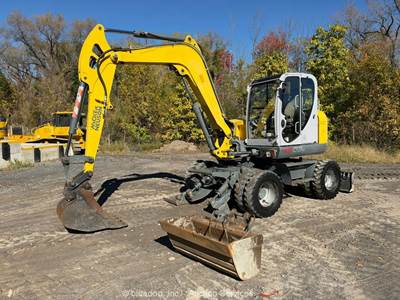 2013 Wacker Neuson 9503-2 Wheeled Excavator Mobile Aux Hydraulics Bucket bidadoo