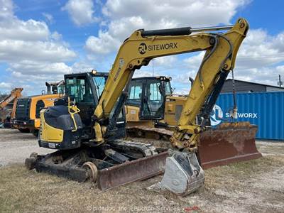 2015 Yanmar SV100-2A Excavator Crawler Backhoe Dozer Aux Hyd Q/C bidadoo -Repair