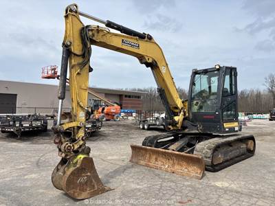 2015 Yanmar SV100-2B Excavator Crawler Backhoe A/C Cab Aux Hyd Q/C Blade bidadoo