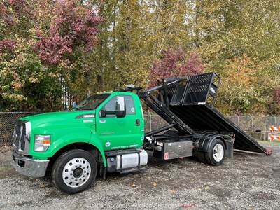 2017 Ford F-650 Flatbed Rollback Roll Off Tow Truck 6.7L Diesel A/T PTO bidadoo