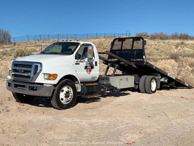 2015 Ford F-750 S/A Rollback Flatbed Winch Tow Truck Cummins 6.7L bidadoo