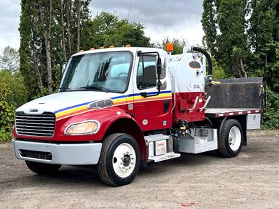 2021 Freightliner M2 S/A Water Tank Pump Truck Liftgate Flatbed Diesel bidadoo