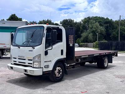 2015 Isuzu NPR HD 18' Flatbed COE Stakebed Delivery Truck A/T -Parts/Repair