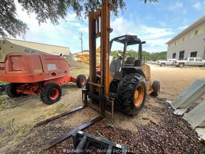 Case 586G 6,000LB Rough Terrain Forklift Lift Truck Cummins Diesel -Parts/Repair