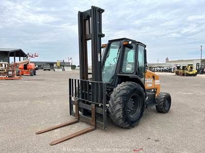 2023 Case 586H 6,000 lbs Rough Terrain Forklift A/C Cab Lift Truck 4WD bidadoo