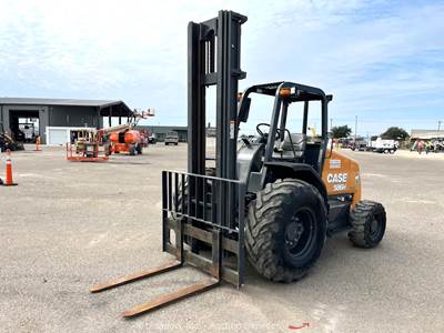 2022 Case 586H 6,000 lbs Rough Terrain Forklift Truck Straight Mast 6K bidadoo