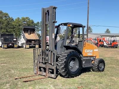 2022 Case 586H 4WD 6,000 lbs Rough Terrain Forklift Lift Truck Diesel bidadoo