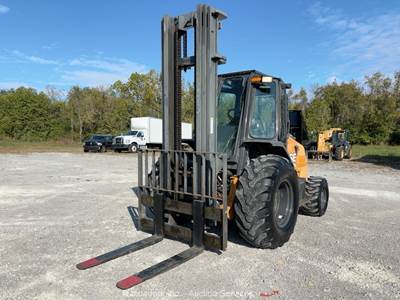 2017 Case 588H 4WD 8,000 lbs Rough Terrain Forklift Cab Lift Truck Diese bidadoo