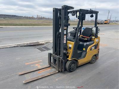 2019 Caterpillar 2C3500 5,000 Warehouse Industrial Forklift Lift Truck bidadoo