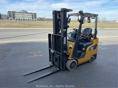 2019 Caterpillar 2C3500 3,500lbs Industrial Warehouse Forklift Truck LPG bidadoo