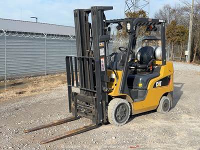 2021 Caterpillar 2C5000 5,000 lbs Warehouse Forklift Lift Truck LPG bidadoo