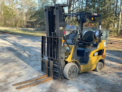 2018 Caterpillar 2C5000 5,000 lbs Warehouse Forklift Lift Truck LPG bidadoo