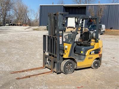 2017 Caterpillar 2C5000 5,000 lbs Warehouse Forklift Lift Truck LPG bidadoo