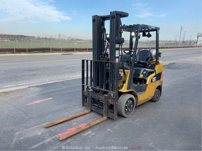 2021 Caterpillar 2C5000 5,000 lbs Class Industrial Warehouse Forklift bidadoo