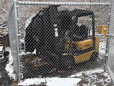 2017 CATERPILLAR GC25K 5,000 lbs Warehouse Forklift Lift Truck LPG -Parts/Repair