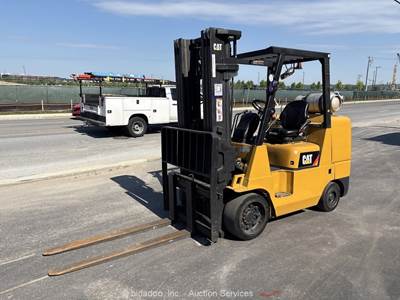 2003 Caterpillar GC45KSWB 10,000 lbs Industrial Warehouse Forklift LPG bidadoo