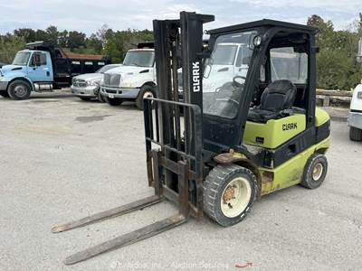 2005 Clark C30D 6,000 lbs Diesel Forklift Warehouse Lift Truck bidadoo -Repair