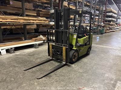2004 CLARK CGC25 5,000 lb Class Warehouse Forklift Lift Truck Mitsubishi bidadoo
